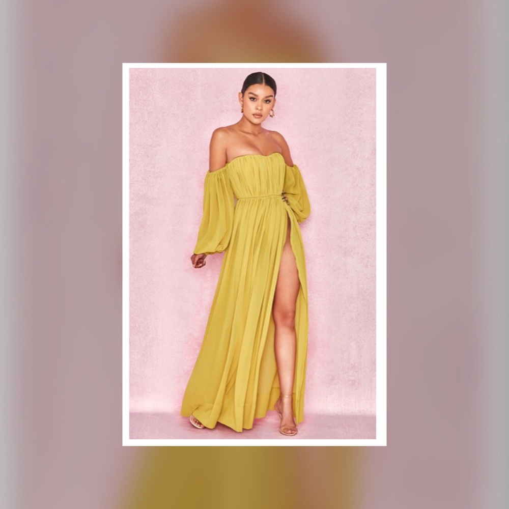 Miss Circle Chiffon dress